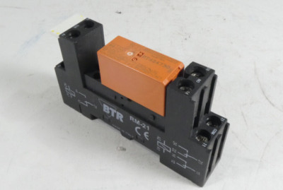 BTR Relaissockel RM-21 + Schrack Steckrelais RT424730 | 8A | 230V~ AC