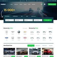 Car Classified Website Design with Free VPS Web Hosting and Installation