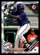 2019 Bowman Draft #BD-63 Dasan Brown Toronto Blue Jays