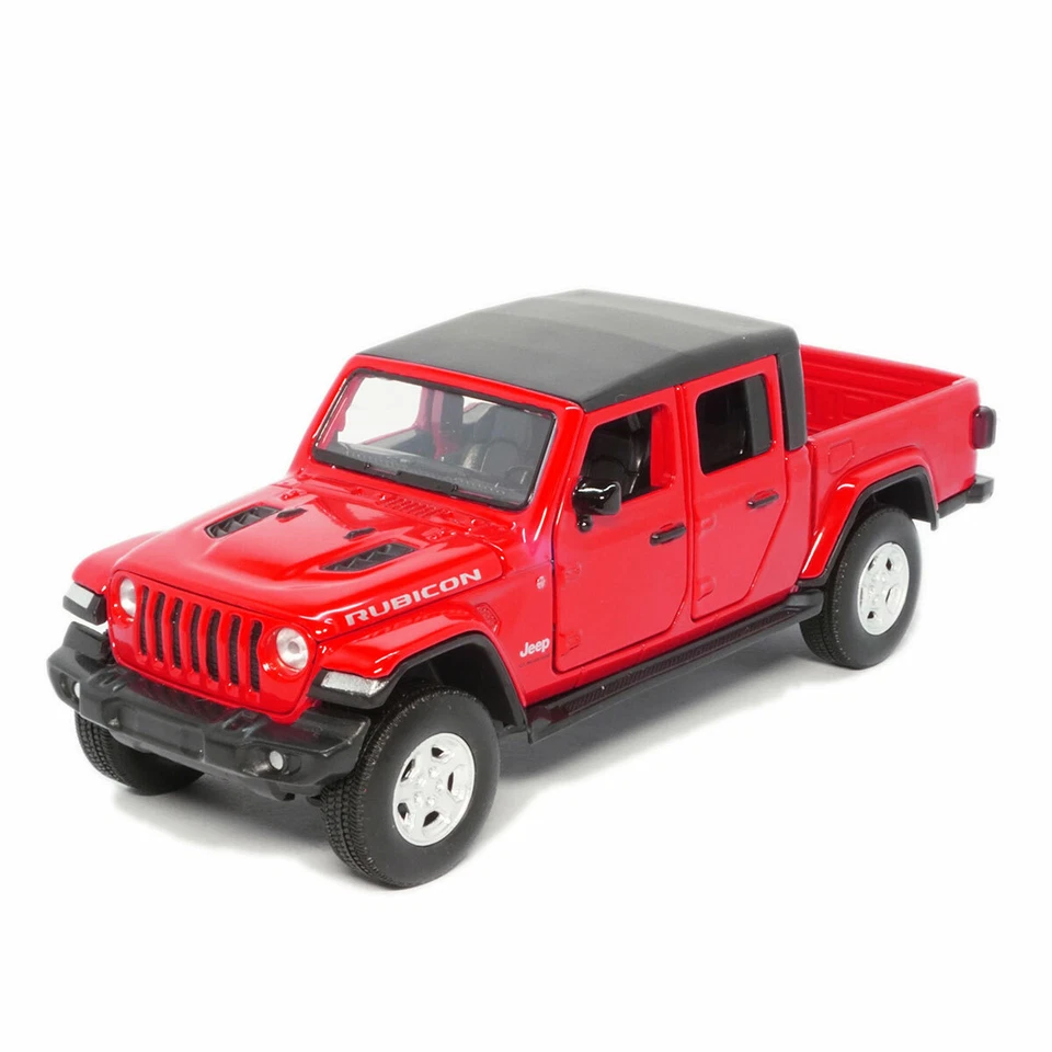 Camioneta pickup Jeep Wrangler Gladiator modelo 1:32 diecast vehículo de juguete regalo para niños Foto 3 de 4