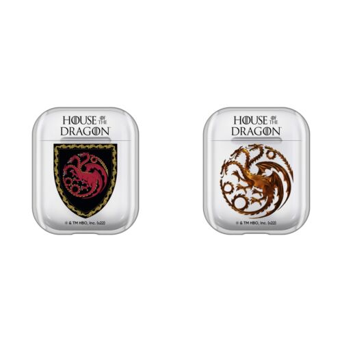 HOUSE OF THE DRAGON: TV SERIES GRAPHICS CLEAR HARD CRYSTAL CASE FOR AIRPODS - 第 1/7 張圖片