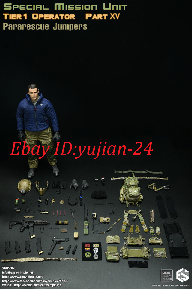 1/6 EASY&SIMPLE 26053R SMU Tier1 Operator Part XV Pararescue