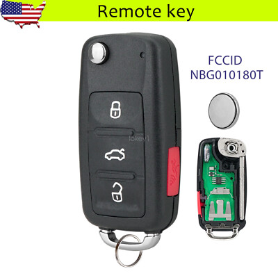 For 2011-2016 Volkswagen VW Jetta Beetle Passat Tiguan Golf Eos Remote Key Fob