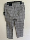 NWT Simply Vera Wang Women Striped Pull On Twill Capri Pants Size Medium — photo 2