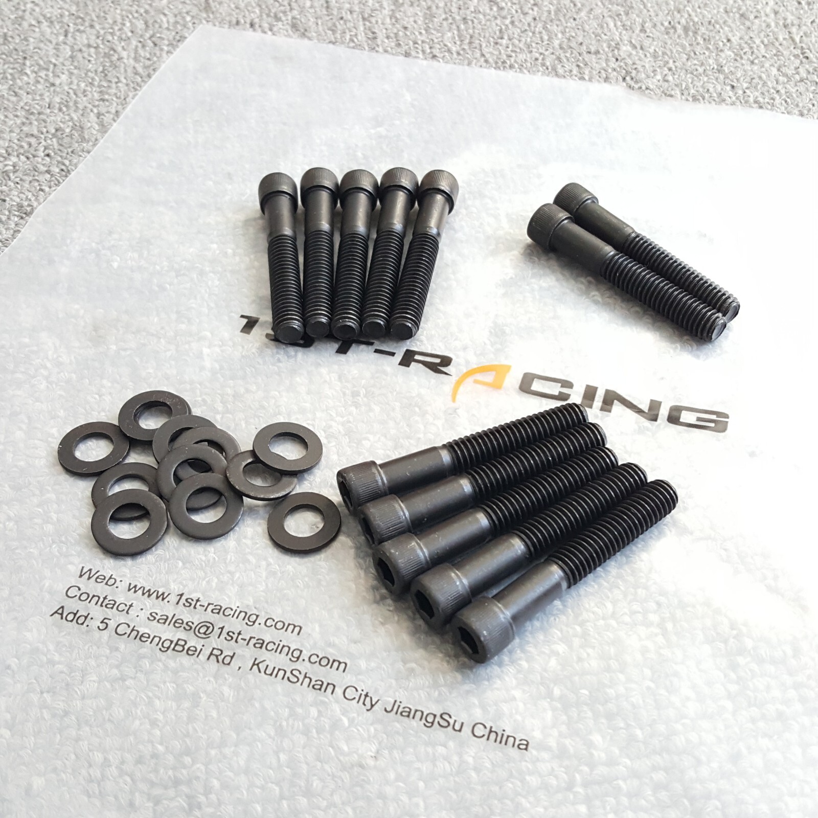 5/16"x2" Allen Socket Head Intake Manifold Bolts+Nuts For Falcon