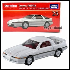 TOMICA PREMIUM 25 TOYOTA SUPRA 1/62 TOMY DIECAST CAR 2022 JUNE NEW MODEL White