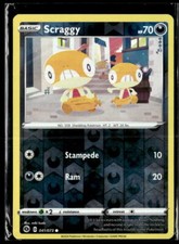 Pokemon Scraggy 041/073 Champions Path Reverse Holo Common 2 Card Lot