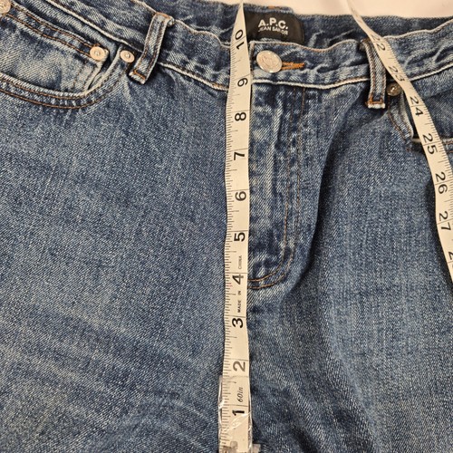 APC Jean Sailor High Rise Wide Leg Jeans Dark Wash Denim Gr. 27 26x26 Y2K 90s - Bild 5 von 12