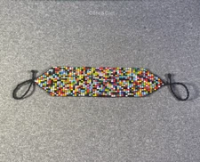 Embera Chami beaded Bracelet by women of the Colombian indigenous tribe 3204