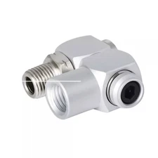 1/4" NPT 360-Degree Swivel Air Hose Connector Air Tool Adapter