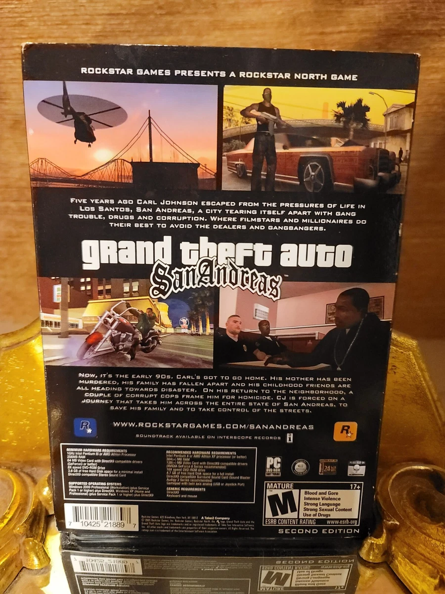 26 October, 2004 year Grand Theft Auto: San Andreas was out. hard to  believe that game is already 17 years old : r/sanandreas