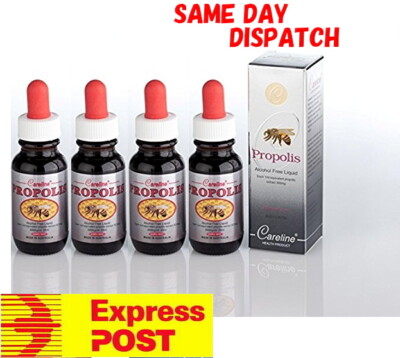 Careline Propolis Extract Alcohol Free Liquid 30% Dropper Bottle 25ml Immune