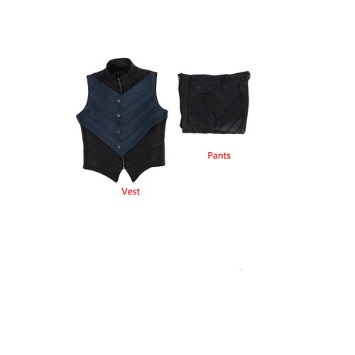 Giacca Gilet Game Devil Mary 5 Virgil Cosplay Costume Halloween Finta Pelle - Foto 28 di 28