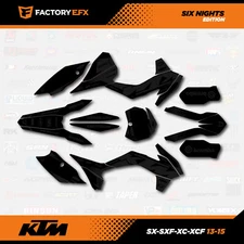 Blackout Racing Graphics Kit fits KTM 13-15 SX SXF XC XCF 125 150 250 300 450 6N