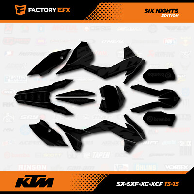 Blackout Racing Graphics Kit fits KTM 13-15 SX SXF XC XCF 125 150 250 300 450 6N