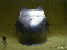 Medieval Steel Body Armour Larp Gothic Cuirass Knight Breastplate Front  Back