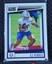 CJ Verdell 2022 Score ROOKIE #392 - Colts RC