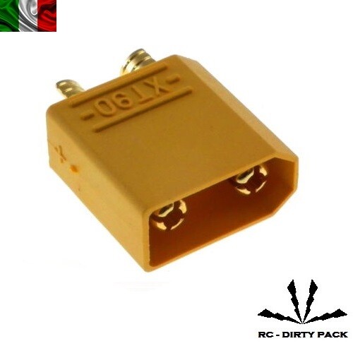 Adattatore Da XT60 Maschio A XT30 Femmina - Cavo 14AWG 5cm, 4 Pezzi - Per Batterie LiPo, ESC, Droni FPV - 5