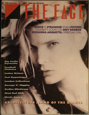 Face Magazine Volume 1 Issue 73 May 1986 B.A.D Zodiac Mindwarp Boy George Good