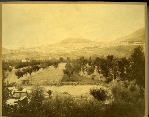 Assisi General View Panorama Italy Old Albumen Photo 1880 - Picture 3 of 3