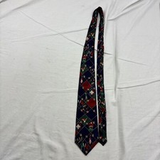 Tabasco Mens Traditional Tie Silk Multicolor Golf Theme USA Made