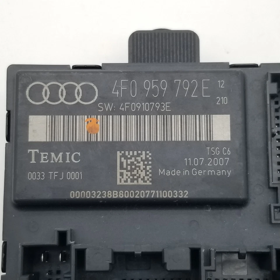 2006 - 2011 Audi A6 Quattro Front Right Side Door Control Module 4F0959792E - Image 4 of 4