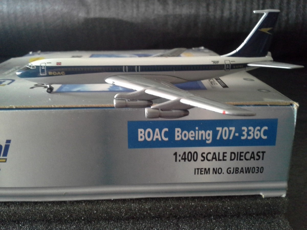 GEMINI JETS BOAC BRITISH OVERSEAS AIRWAYS BOEING 707-336C G