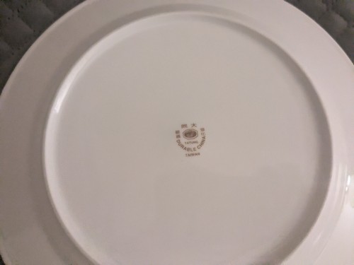 Chinese Blue & White Porcelain Koi Fish Carp Salad Plates Vintage Set Of 4 -9" - Picture 8 of 10