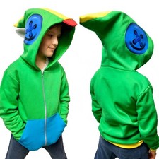Hoodie LEON, Crow, Spike Legende Boys Sweatshirt, Boys Sweatshirt for Game Fans