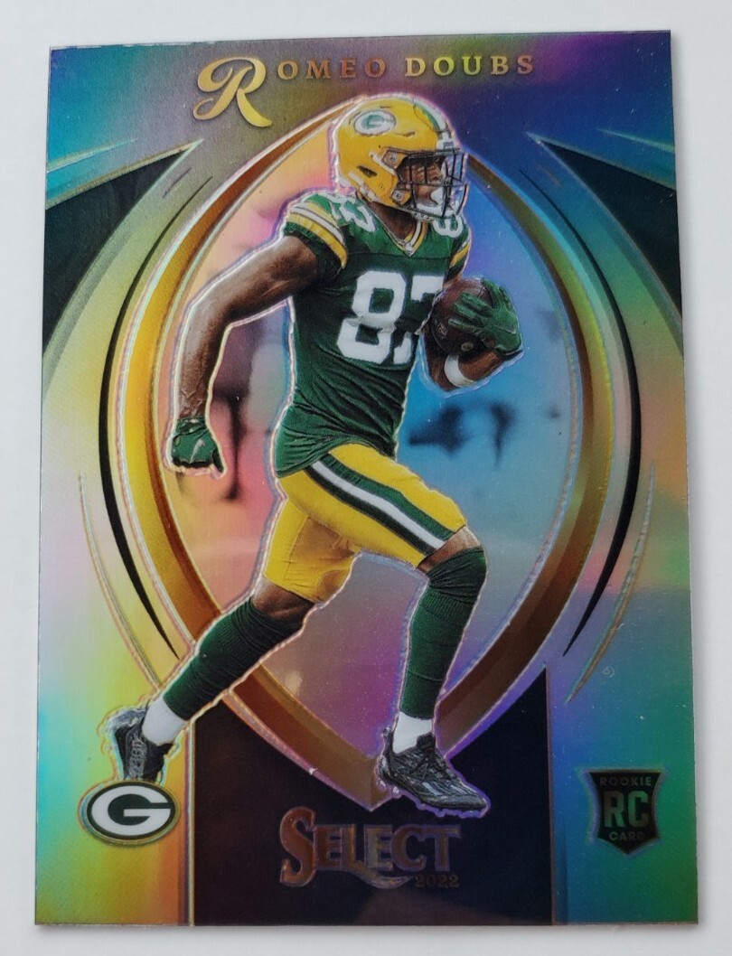 2022 Panini Select Certified Rookie Romeo Doubs Packers Silver Prizm #SCR-23 RC