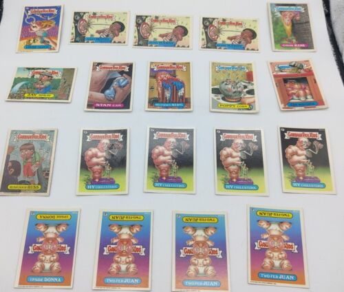 Vintage 1988 Müll Eimer Kinder Karten Aufkleber SIE WÄHLEN EINE 503a-602b Singles GPK - Bild 2 von 25