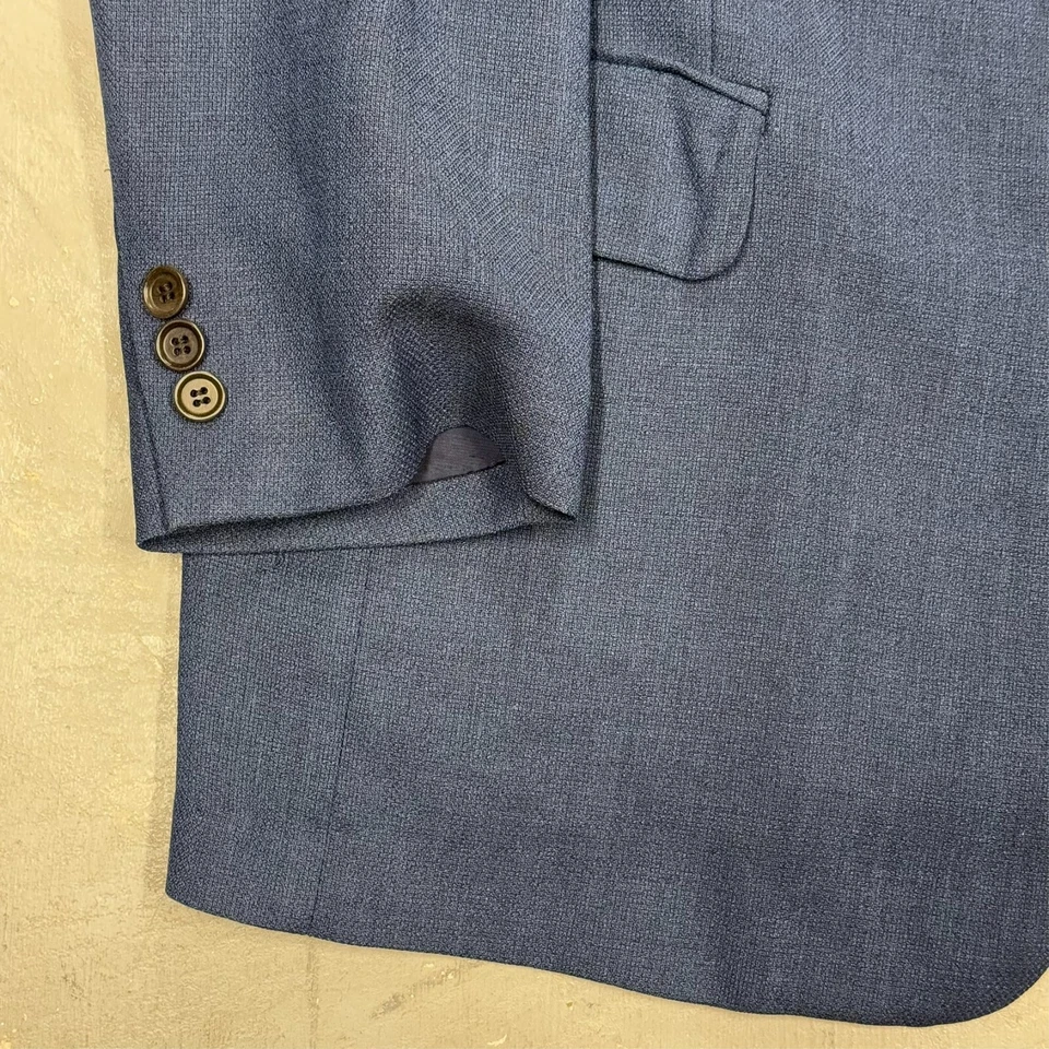Ermenegildo Zegna Textured Fabric Sport Coat Blazer Italy 42R - Imagem 3 de 4
