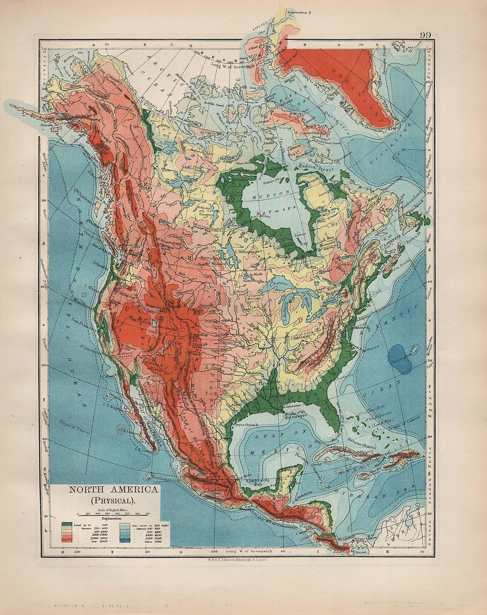 North America Physical Map Printable S L1200.webp