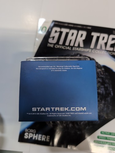 Eaglemoss Star Trek Borg Sphere New with Magazine - Picture 5 of 10