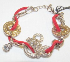 Mickey Minnie Mouse bangle Bracelet Silver Gold tone Bangles Bracelets Gift box