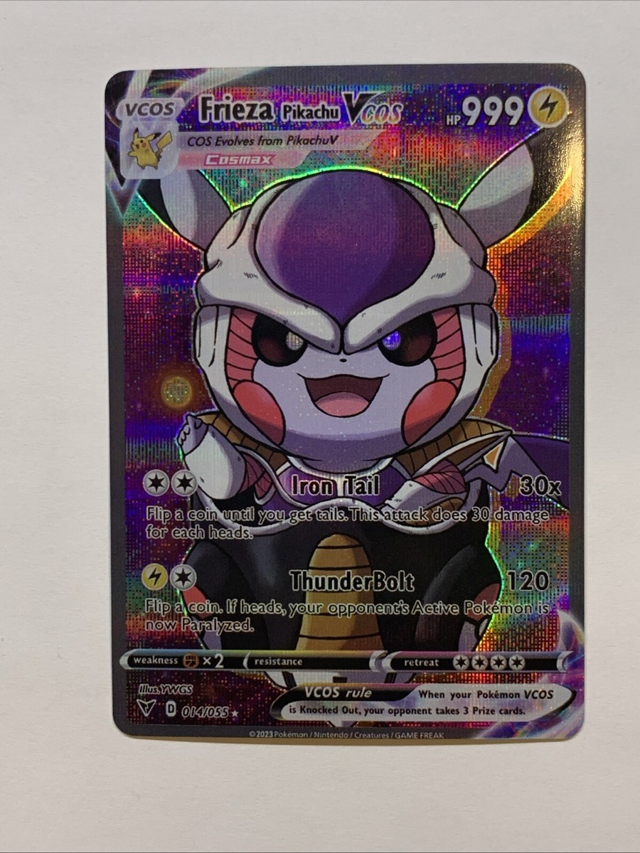 Pikachu Cosplay Frieza DBZ Dragon Ball Z Pokémon Custom ACG Card