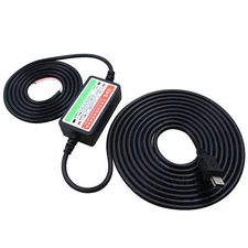 Hardwire Car Charger power Cable for Anytek 2.7" Car Video Camera DVR Recorder