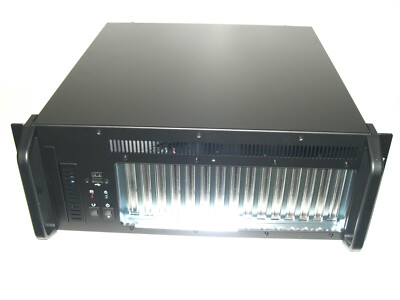 19'' Guanghsing 4HE IPC / 15-Slot Rack, Servergehäuse GHI-4F1SR schwarz
