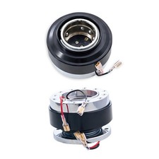 Black Universal Car Steering Wheel Quick Release Hub Adapter Snap Off Boss Kit