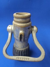 Vintage Elkhart Brass MFG CO  Fire Hose Nozzle Firefighter Industrial
