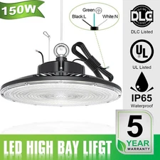 150W UFO LED High Bay Light Workshop Factory Warehouse Lighting Lamp 5000K