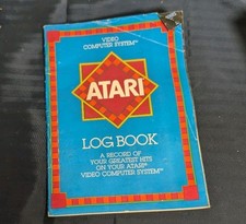 Vintage 1982 Atari VCS Log Book Official Atari Club High Score Record Book 2600