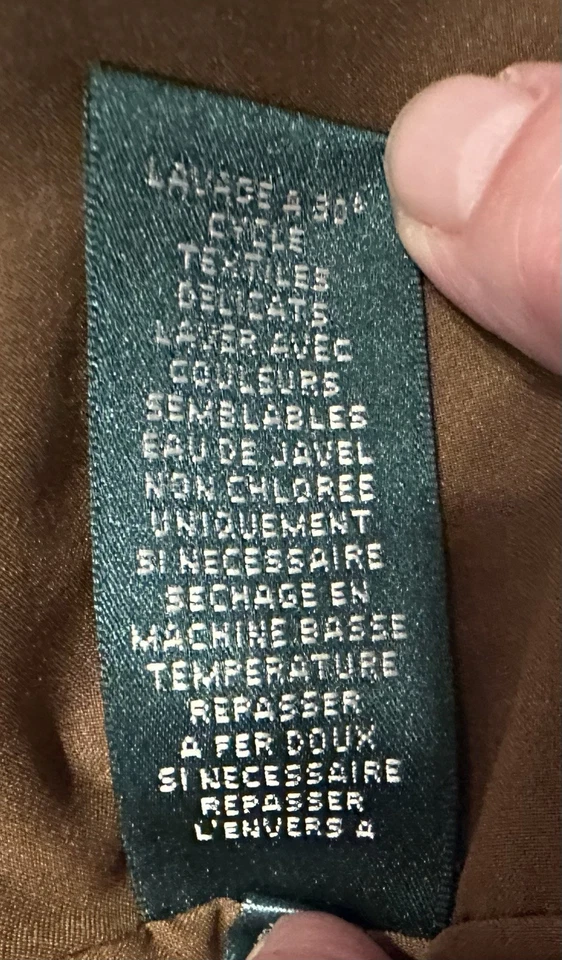 Chaqueta Blazer Ralph Lauren Mujer Marrón Tostado Pata de Gallo 3 Botones 16 Foto 4 de 4