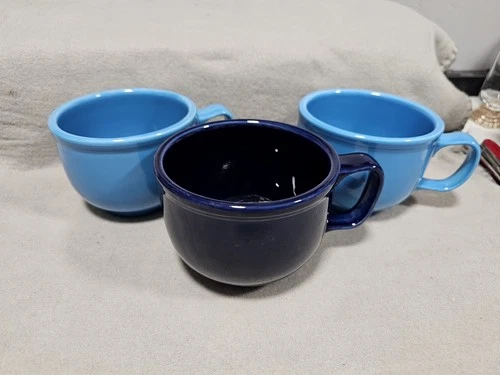 Fiestaware produced by Homer Laughlin China Company (HLC). Jumbo Mugs