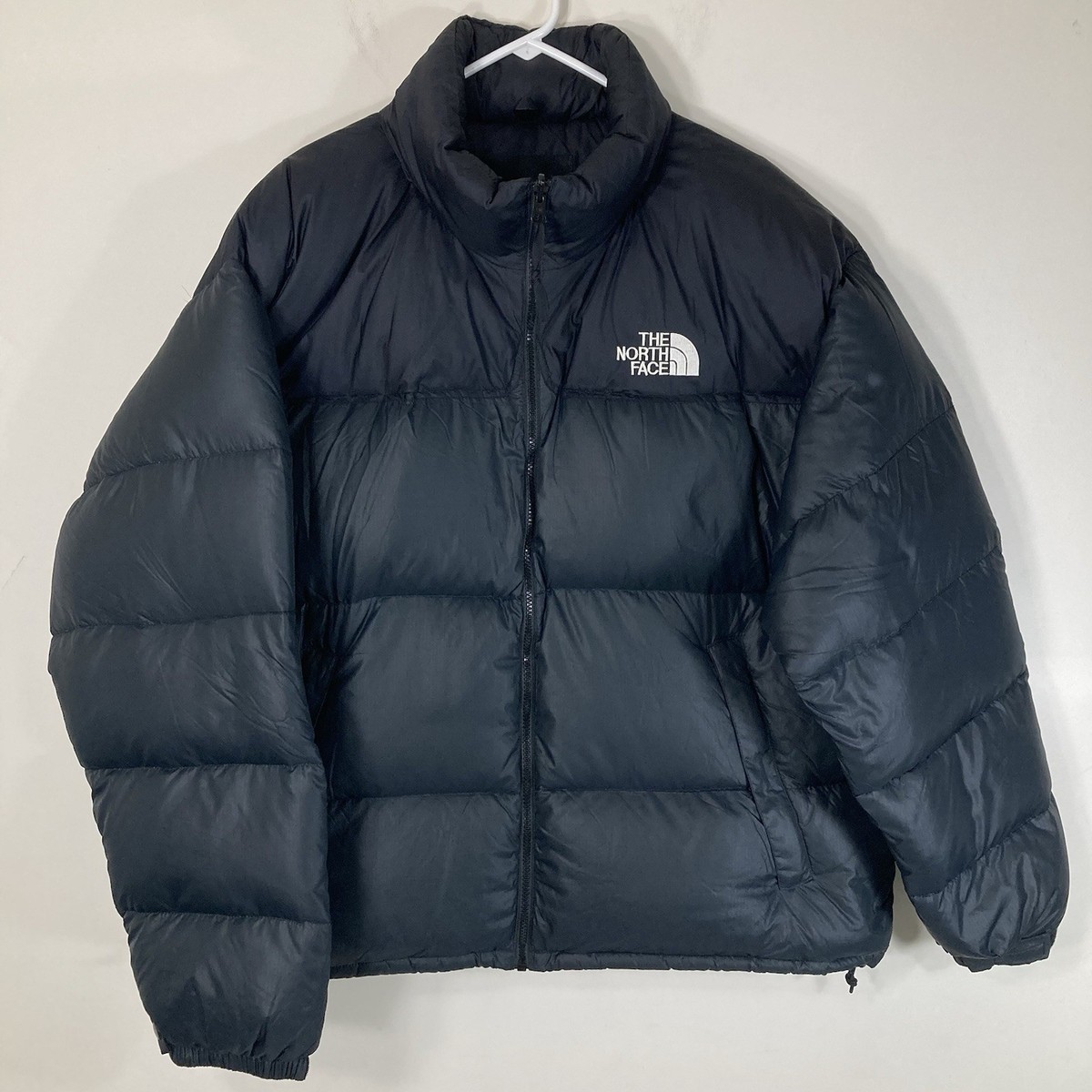 Vtg 90s The North Face Jacket Mens XXL Black Nuptse NF002YO Puffer