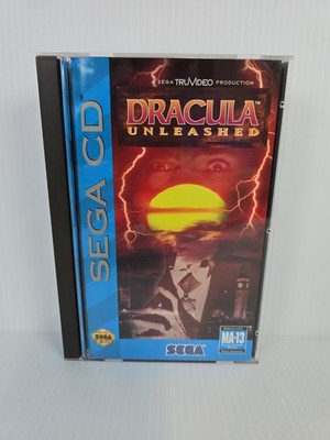 Dracula Unleashed  (Sega CD) CIB W Reg Card - Tested - Free Shipping 
