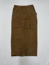 Carhartt Double Knee Carpenter Pants Men's Size 38x32 B01 Made In USA