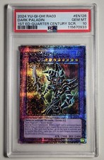 2024 YU-GI-OH! QUARTER CENTURY BONANZA Dark Paladin RA03-EN126 QCR PSA 10 QCSR
