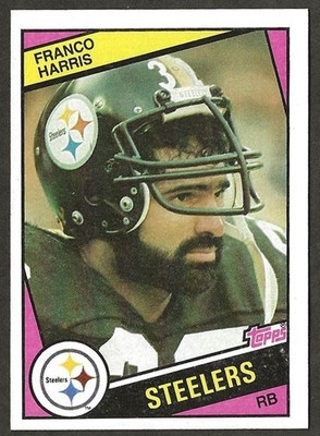 1984 Topps #165 FRANCO HARRIS Pittsburgh Steelers  EX 09