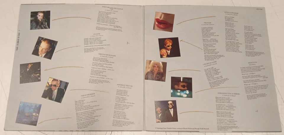 Eurythmics "Sweet Dreams (Are Made Of This)" 1983 Aust 1st.Press VG+/EX Vinyl LP - Image 3 of 4